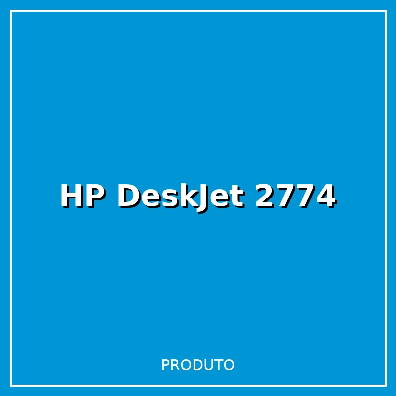 Impressora Multifuncional HP DeskJet 2774 WiFi
