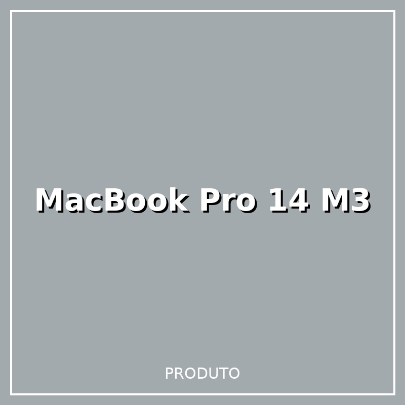MacBook Pro 14" M3 Pro 18GB 512GB SSD Space Black