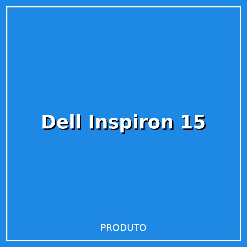 Notebook Dell Inspiron 15 3000 Intel Core i5-1135G7 8GB 256GB SSD Windows 11